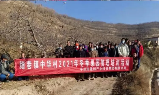 FUN88乐天使在静宁帮扶村开展冬季果园管理培训(图6)